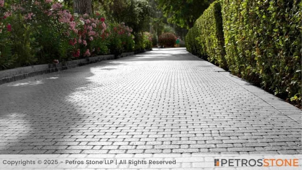 Concrete Paver Block Walkway