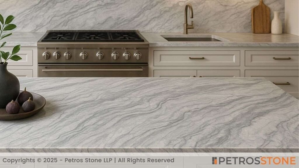 Glacier Wave Quartzite Countertop