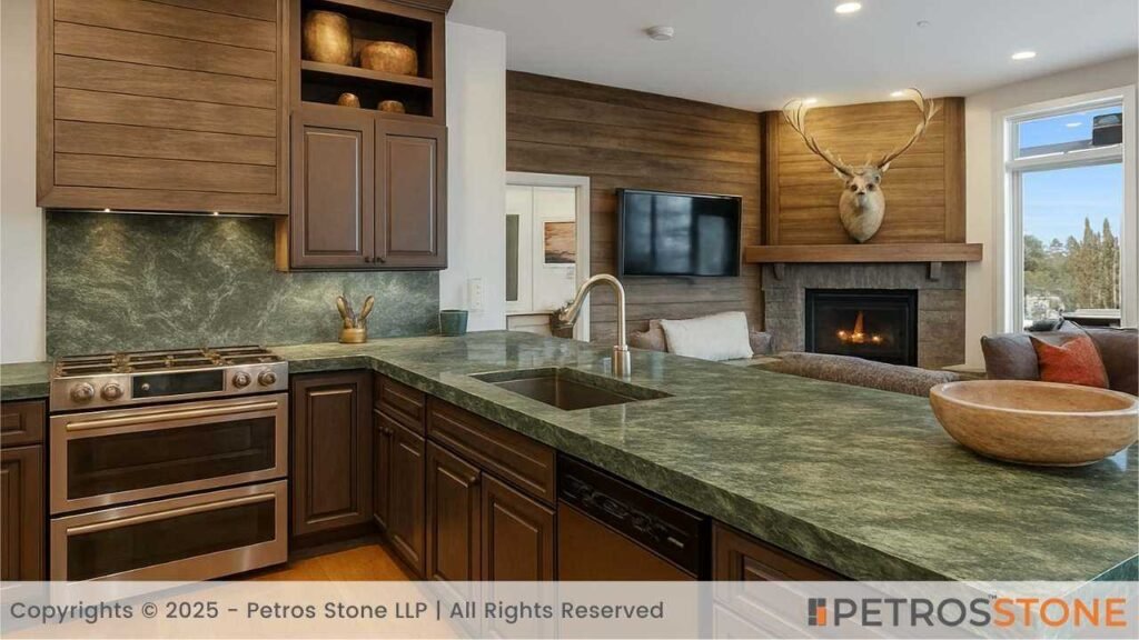 Kitchen Countertop Green Quartzite