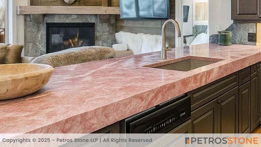 Kitchen Countertop Pink Quartzite