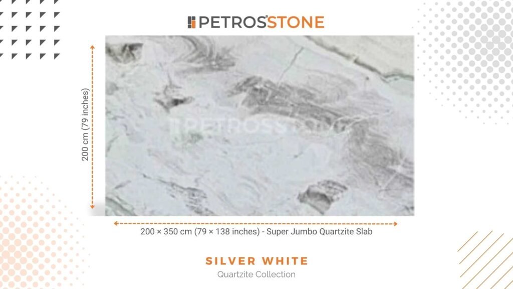 Silver White Quartzite