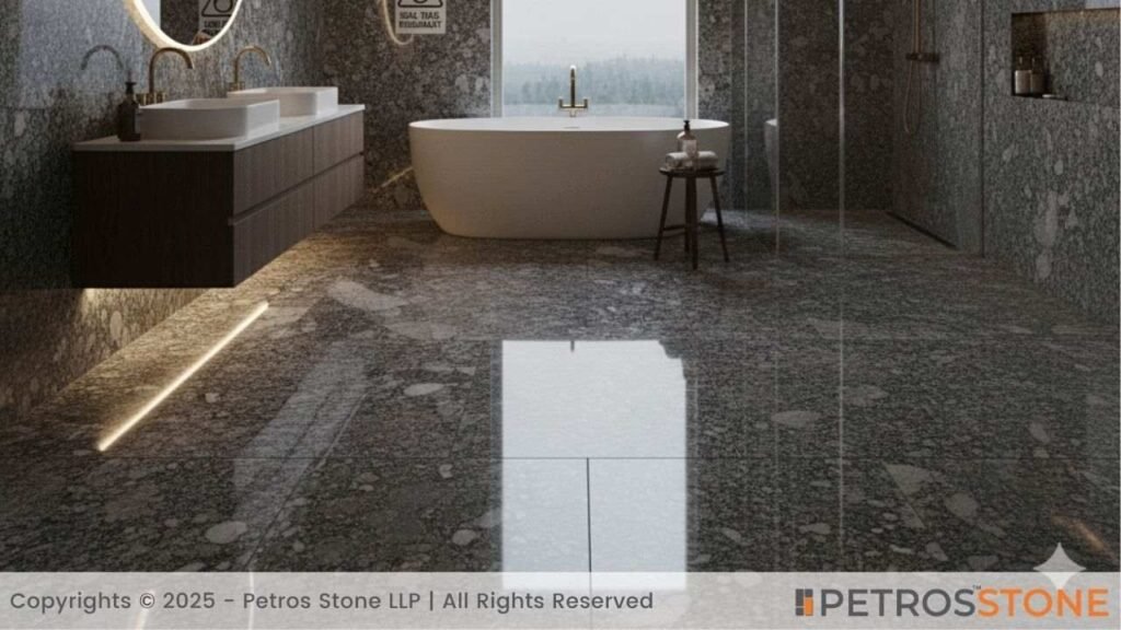 Bathroom - Large Granite Tiles