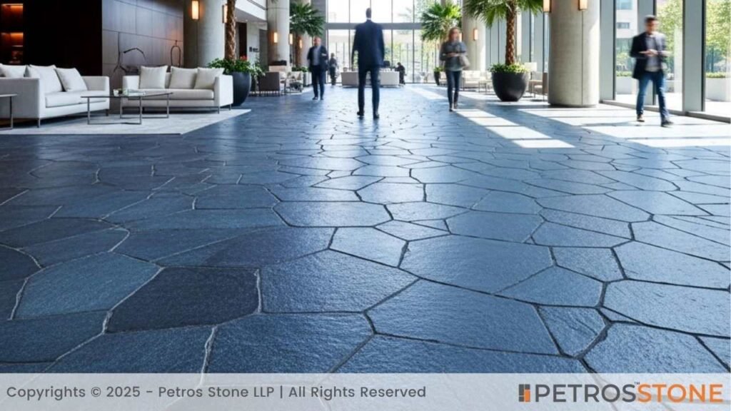 Bluestone Flagstone Flooring Indoors