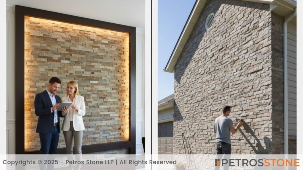 Indoor Outdoor Flagstone Wall Cladding