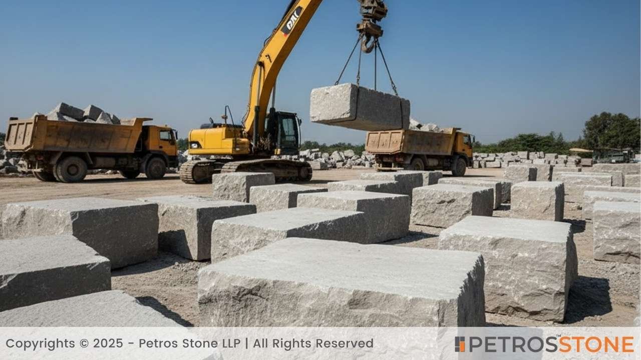 Kandla Grey Sandstone Blocks (for construction or heavy-duty landscaping)