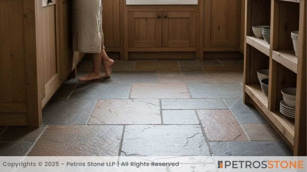 Kitchen and Bathroom Flooring (Flagstone)