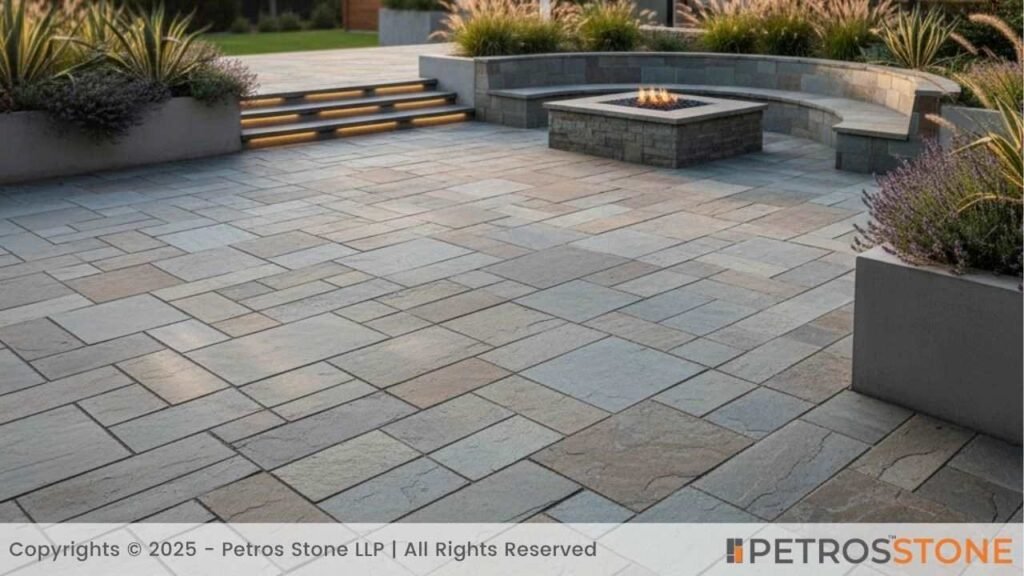 Mixed Shapes (Irregular + Cut) Flagstones