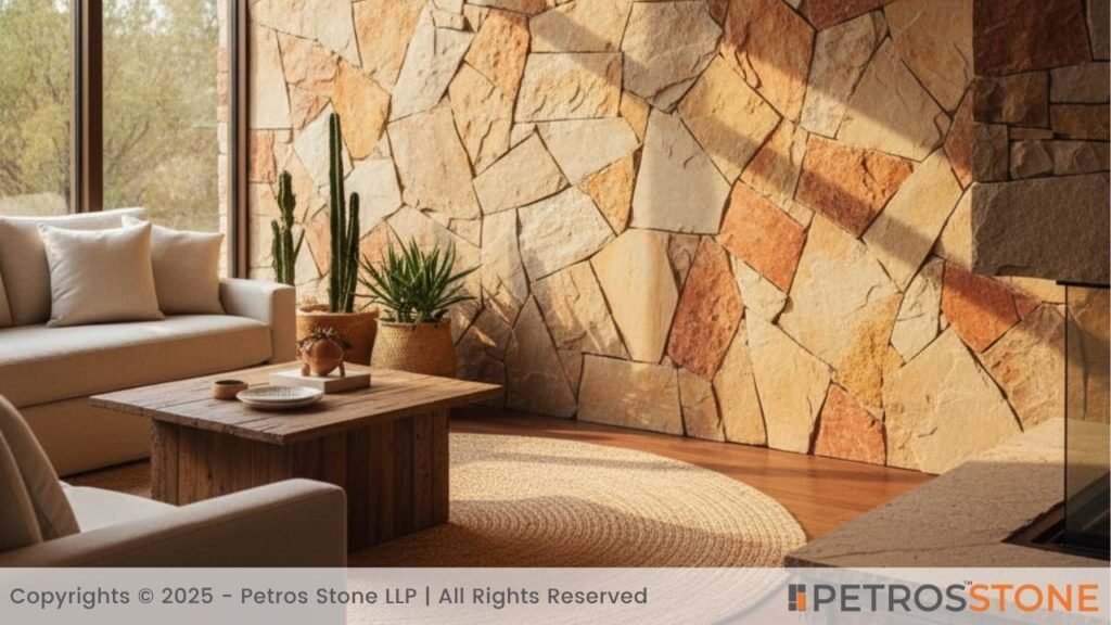 Sandstone Flagstone Wall Cladding