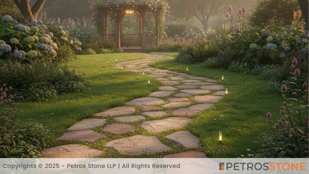 Serene Garden Pathway Flagstone