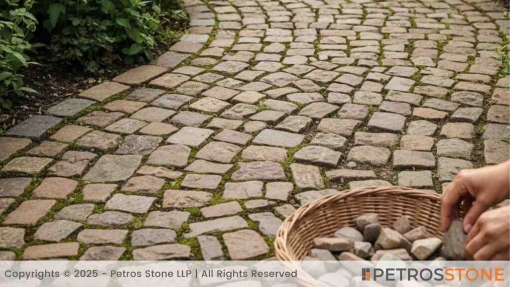 Small flagstones (6″–12″)