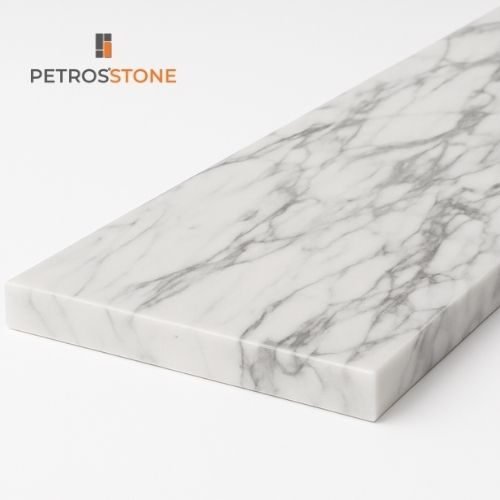 Arabescato Carrara Marble Honed Finish Threshold