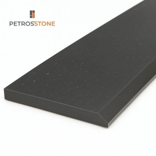 Black Galaxy Granite Single Hollywood Edge Honed Finish Threshold