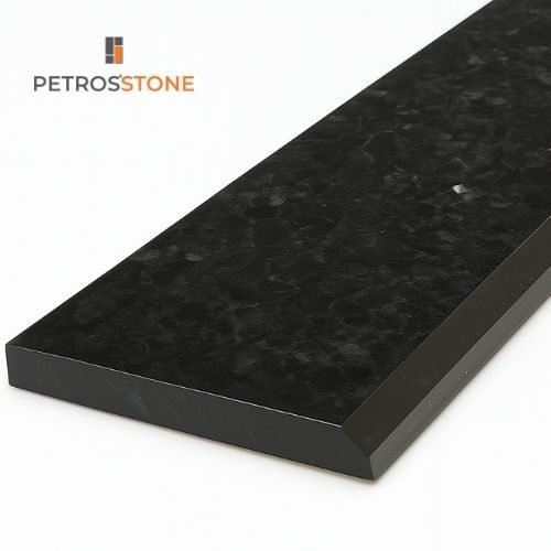 Black Pearl Granite Single Hollywood Edge Threshold