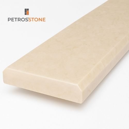 Botticino Marble Double Beveled Edge Threshold