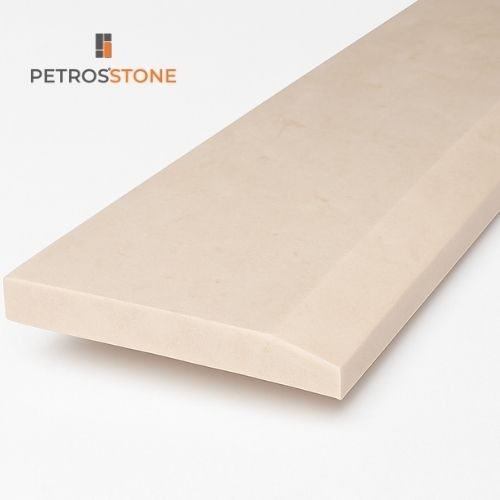 Botticino Marble Single Hollywood Edge Honed Finish Threshold