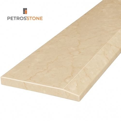 Botticino Marble Single Hollywood Edge Threshold
