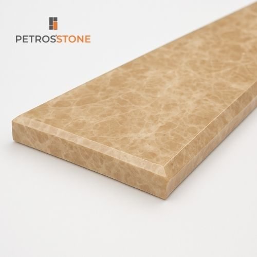 Cappuccino Marble Double Beveled Thresholds