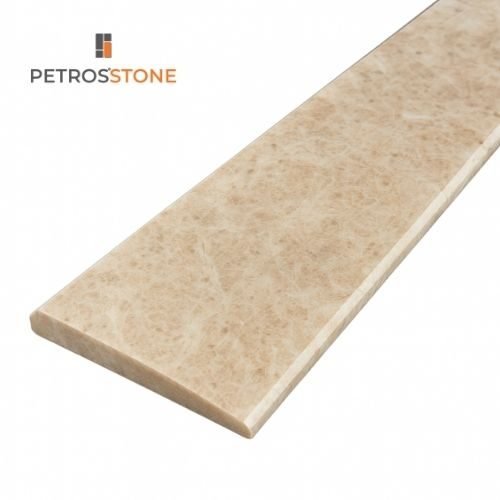Cappuccino Marble Single Hollywood Edge Thresholds