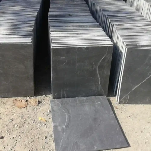 Dark Black Slate Slab