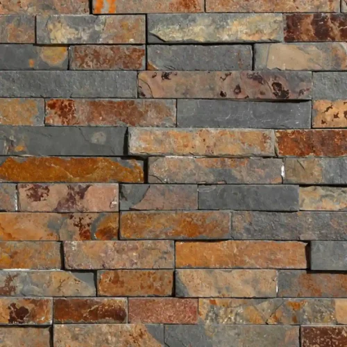 Kund Multi Color Slate Wall Cladding