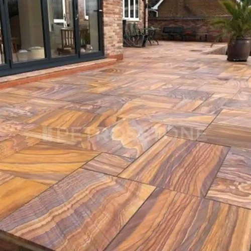 Rainbow Sandstone Slab Mockup