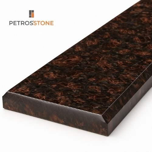 Tan Brown Granite Double Beveled Edge Threshold