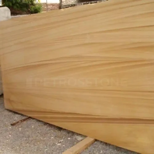 Teak Wood Sandstone slab