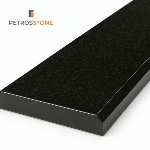 Verde Ubatuba Granite Double Beveled Edge Threshold