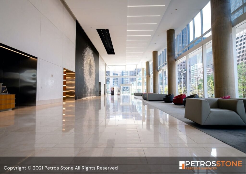 Travertine Hotel Lobby Flooring