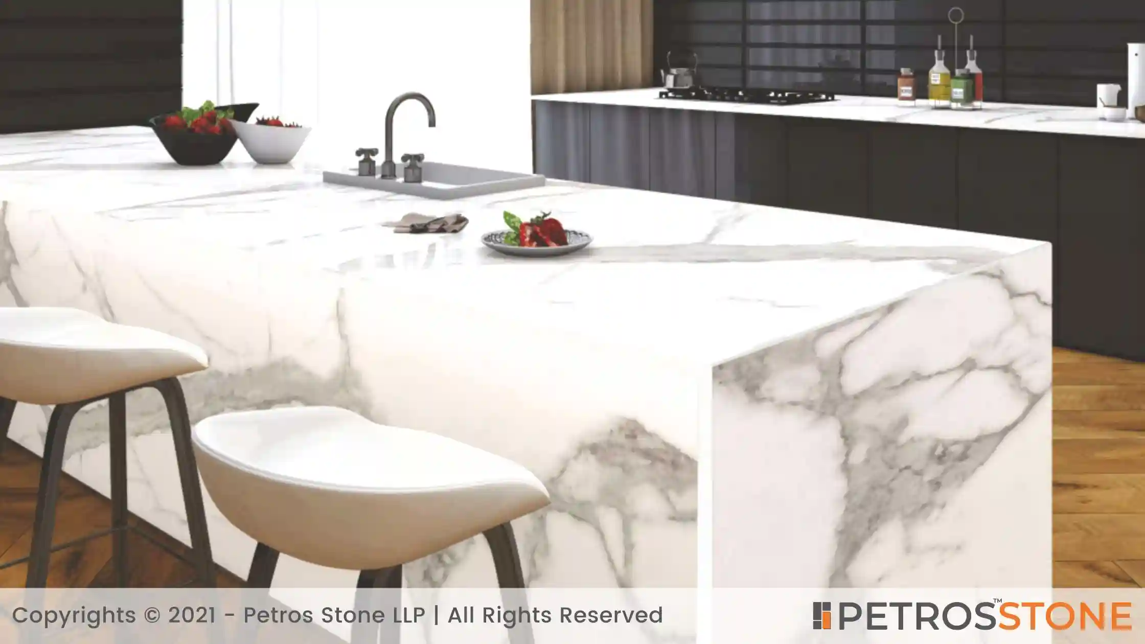 Alps Statuario Porcelain slab