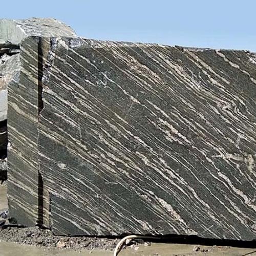 Black Wave Granite Block