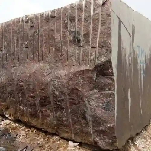 Brown Pearl Granite Block