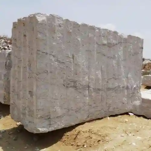 River White Granite Block