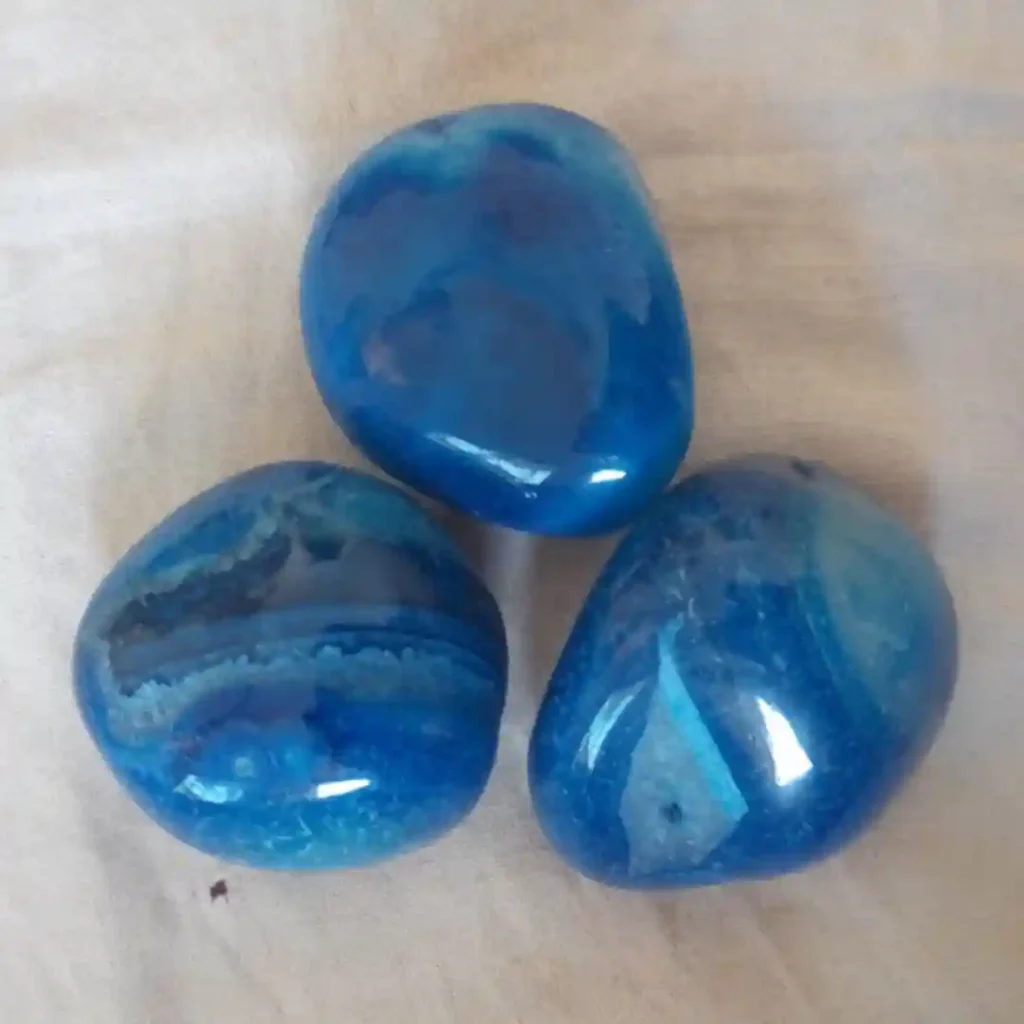 Blue Onyx Polished Pebbles