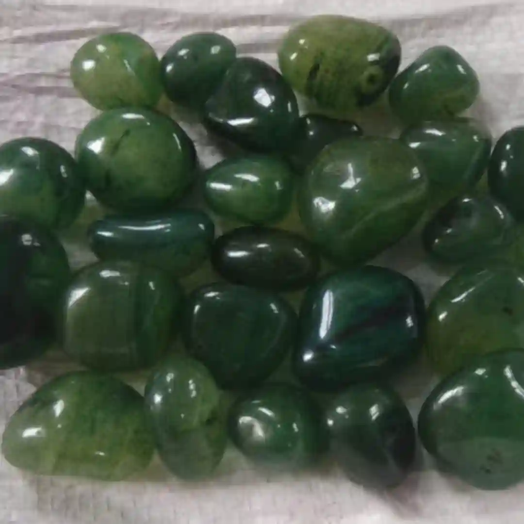Green Onyx Polished Pebbles