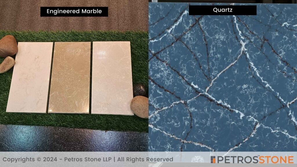 Engineered Marble vs Quartz