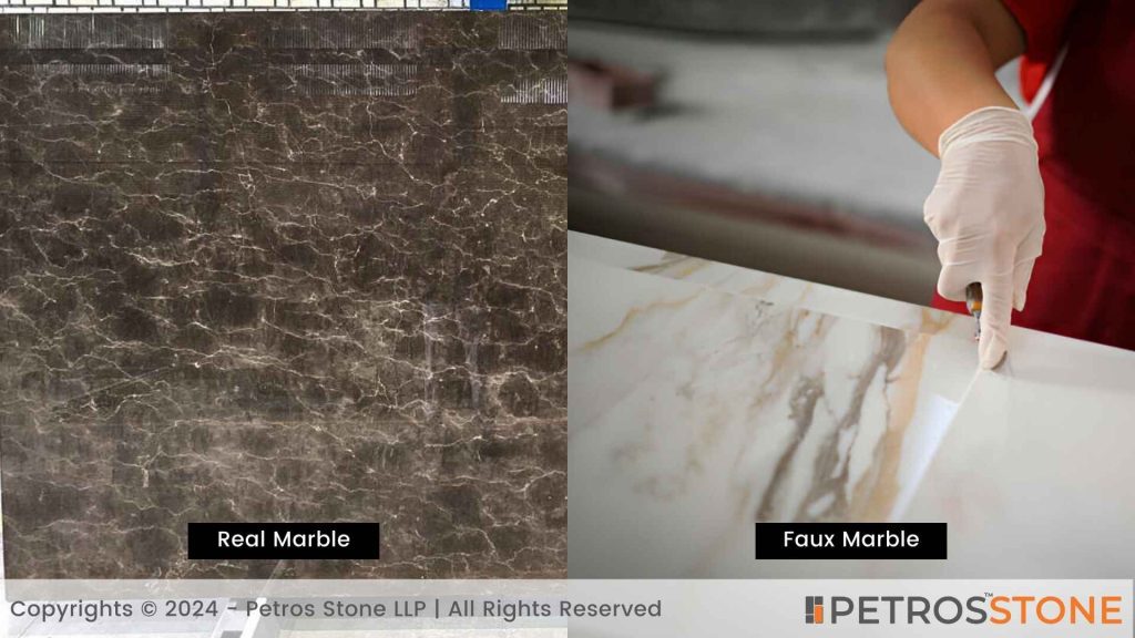 Real Marble vs Faux Marble