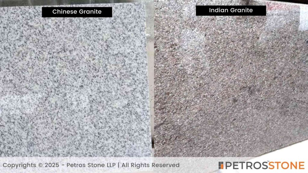 Indian Granite vs. Chinese Granite