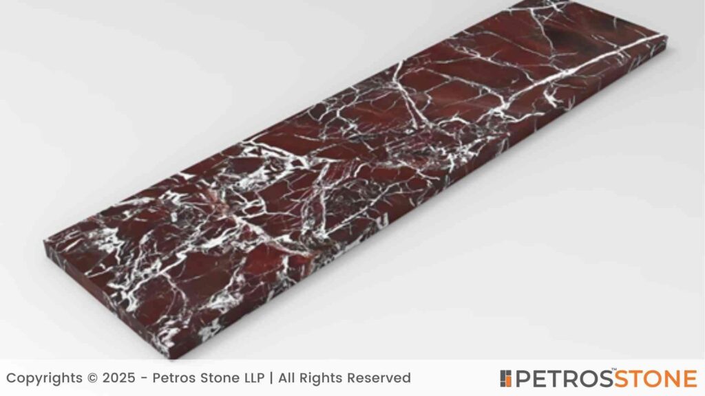 Bold Red Marble