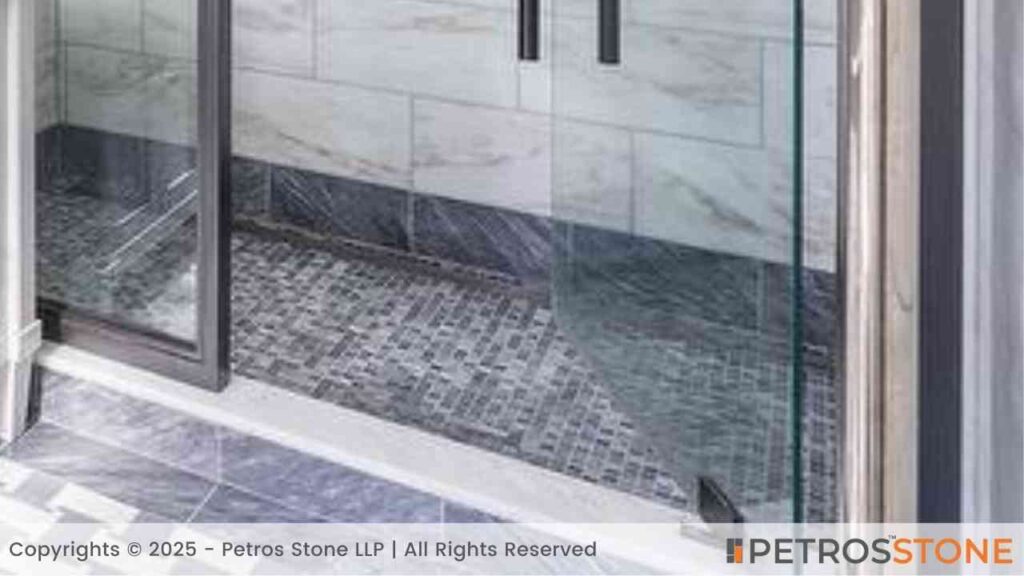 Marble Door Threshold in Commercial Area