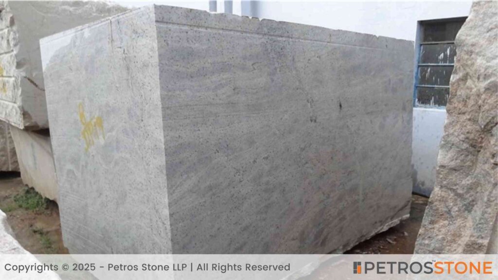 New Kashmir White Granite Block