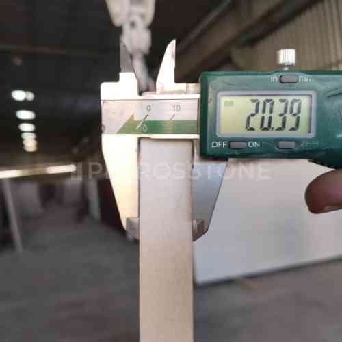 Petros® Stone QC Check Thickness Through Vernier Caliper