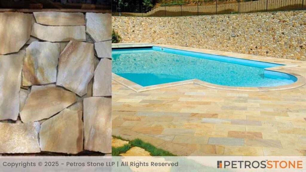 Brazilian Yellow Quartzite Flagstone