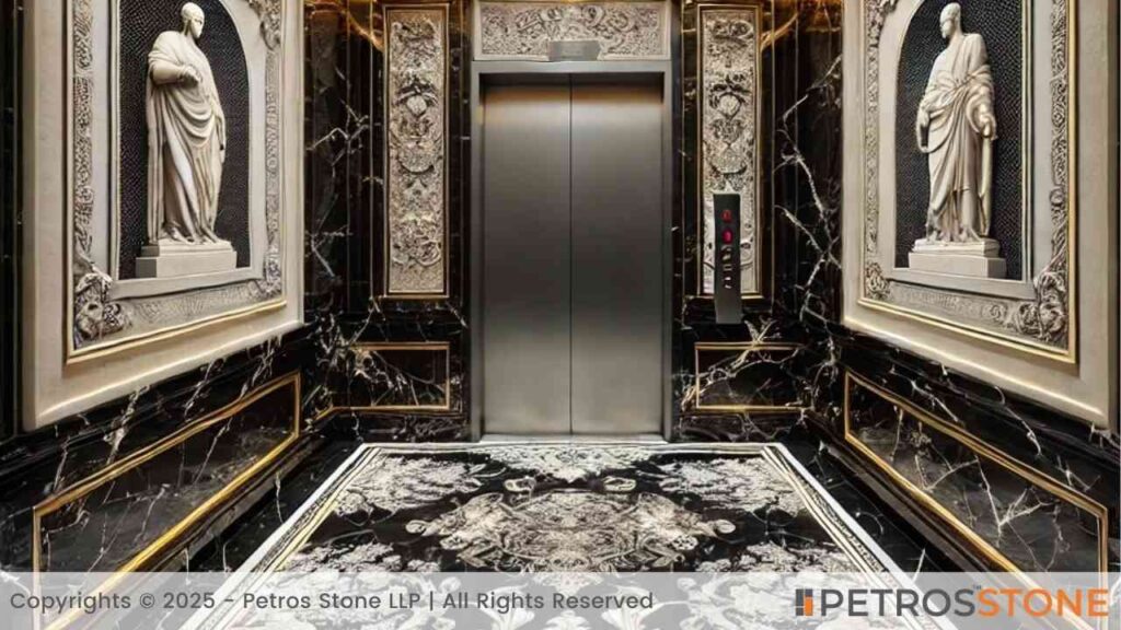 Inlayed Marble Elevator