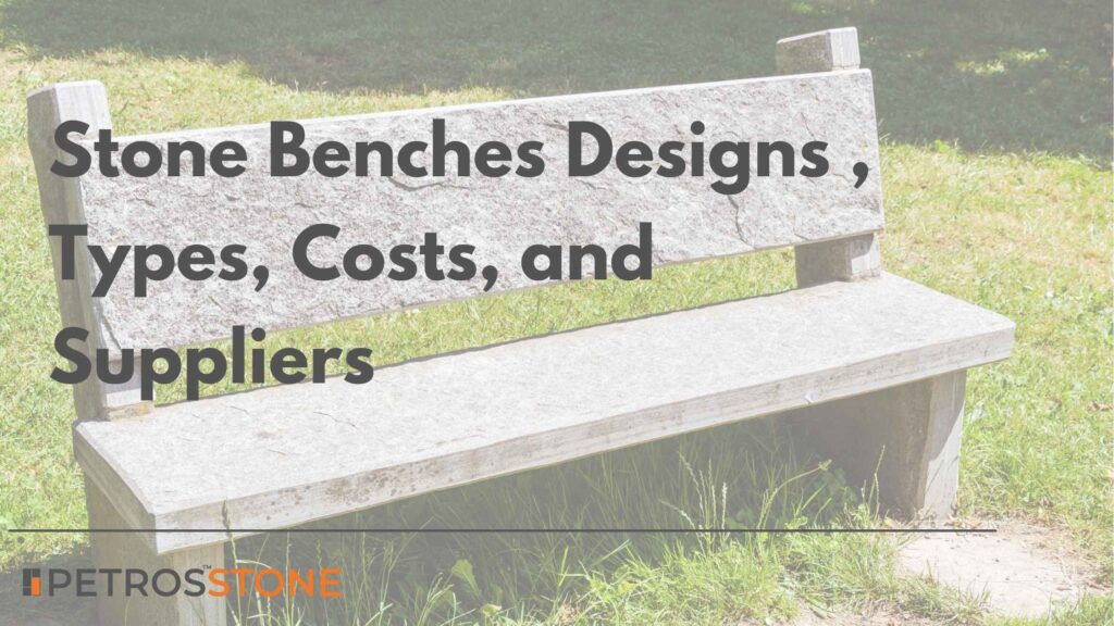 stone bench designs banner