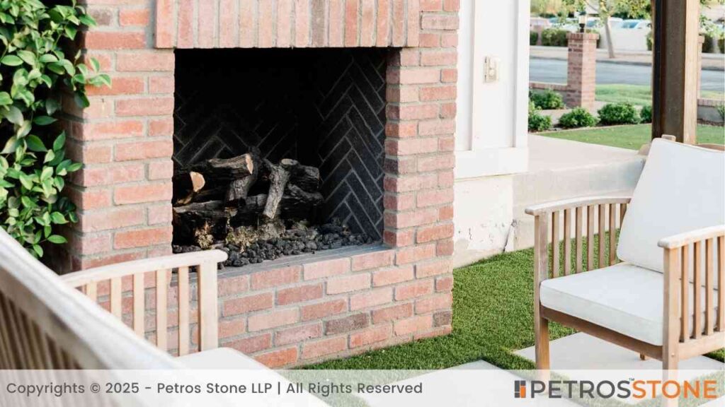 Different Materials of Fireplace Hearth - Brick