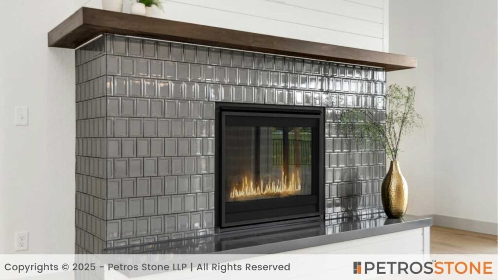 Different Materials of Fireplace Hearth - Tile
