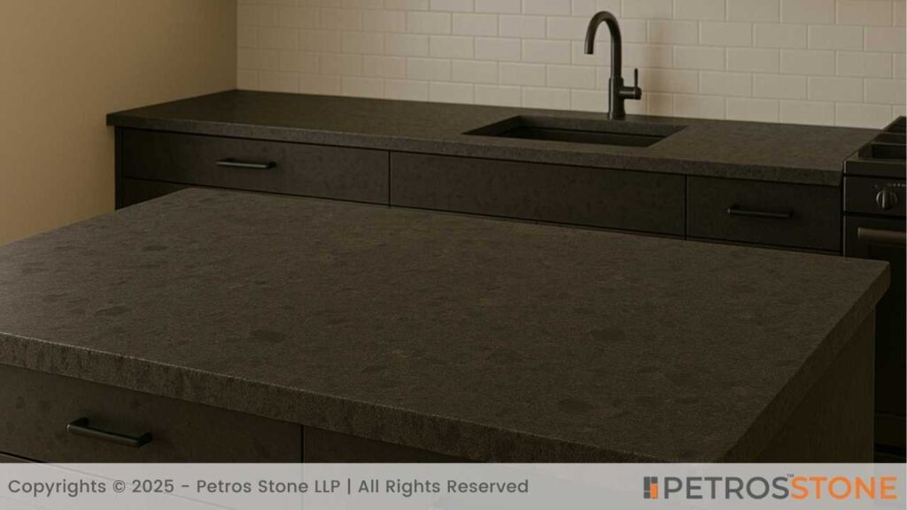 Antique Brown Leathered Granite Countertop