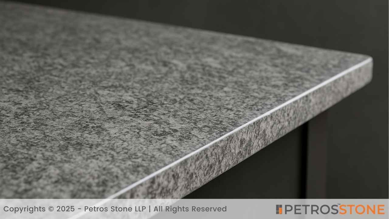 Dry Honing (Polishing Edges) Granite