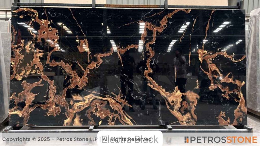 Electra Black Sintered Stone Medium Sizes